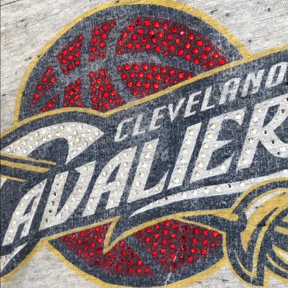 Cleveland Cavaliers burnout tee w/ bling - Picture 6 of 6